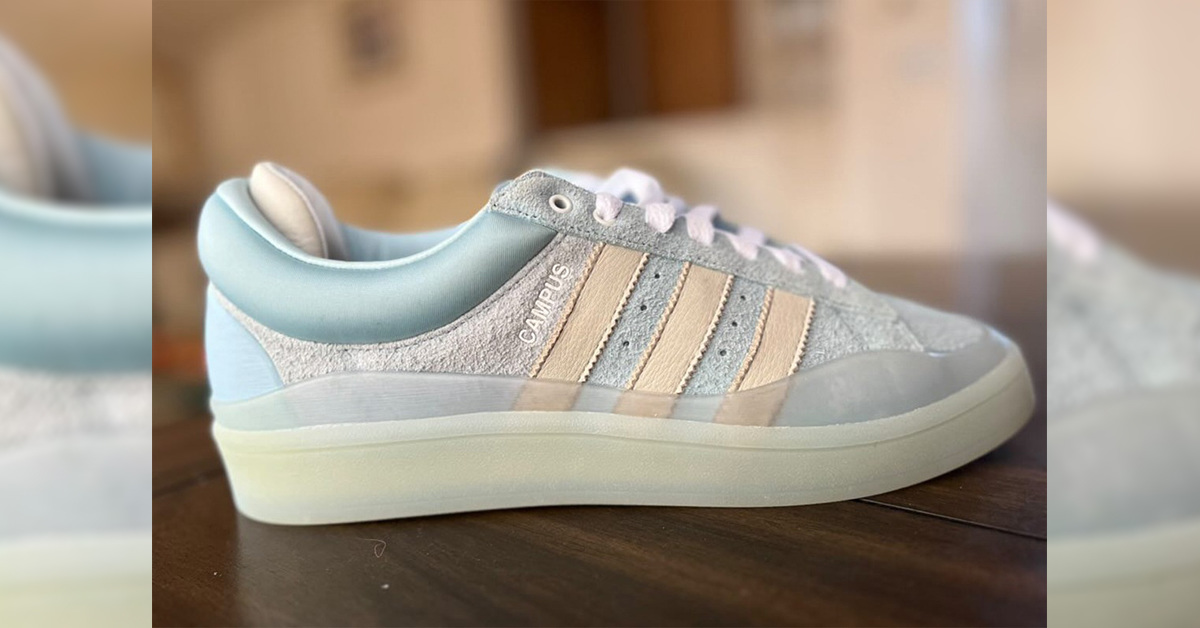 Trägt Bad Bunny als nächstes den adidas Campus Light „Blue Tint“?